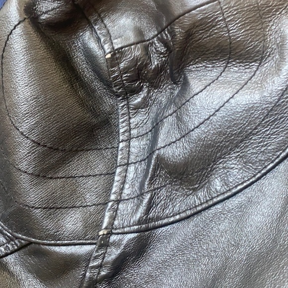 Genuine Leather Motorcycle Jacket - Picture 11 of 12